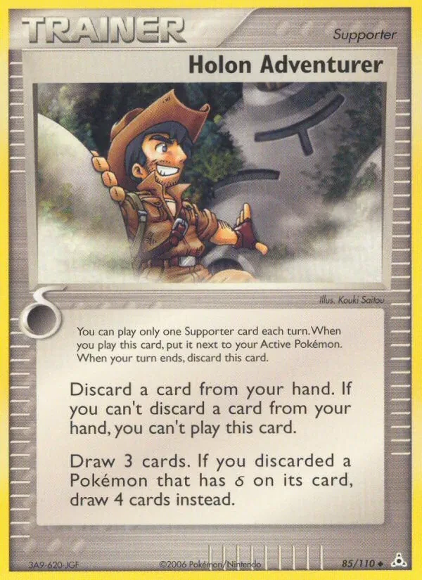 Holon Adventurer 85/110 Holon Phantoms Pokémon card