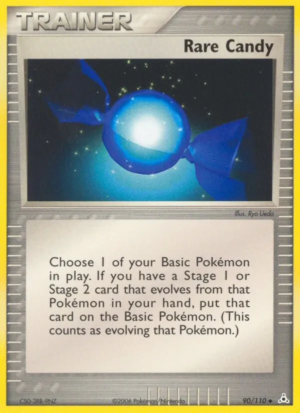 Rare Candy 90/110 Holon Phantoms Pokémon card