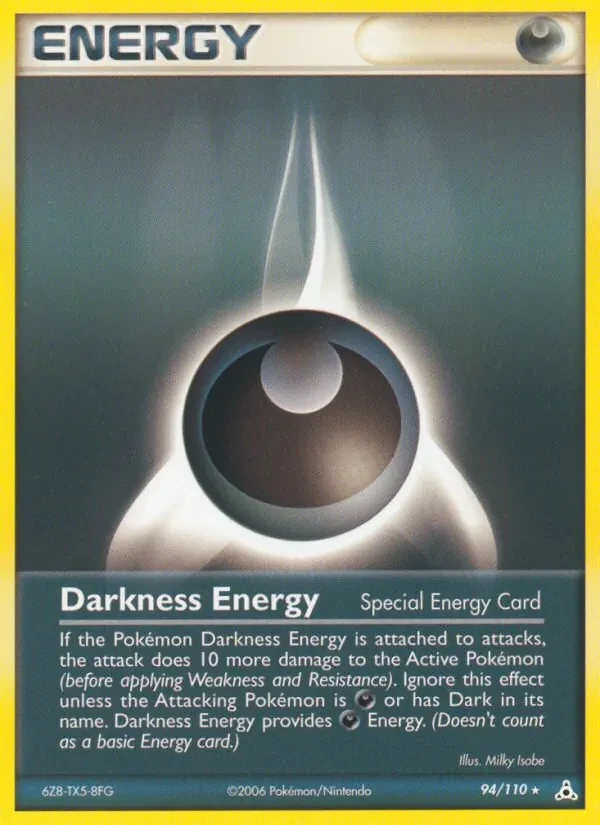 Darkness Energy 94/110 Holon Phantoms Pokémon card