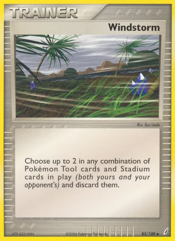 Windstorm 85/100 Crystal Guardians Pokémon card