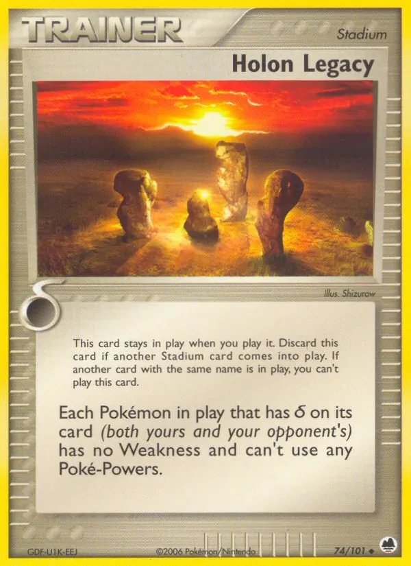 Holon Legacy 74/101 Dragon Frontiers Pokémon card