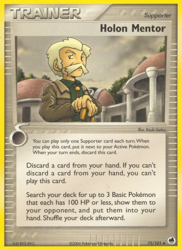 Holon Mentor 75/101 Dragon Frontiers Pokémon card
