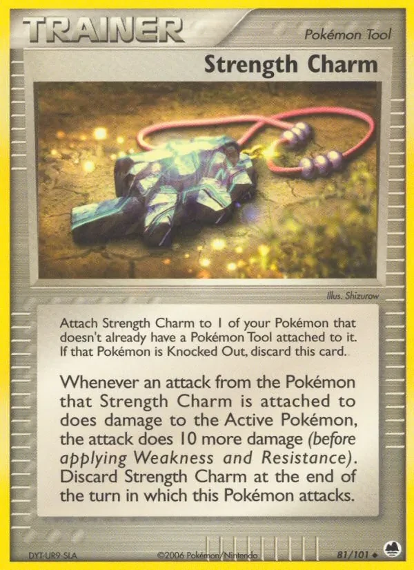 Strength Charm 81/101 Dragon Frontiers Pokémon card