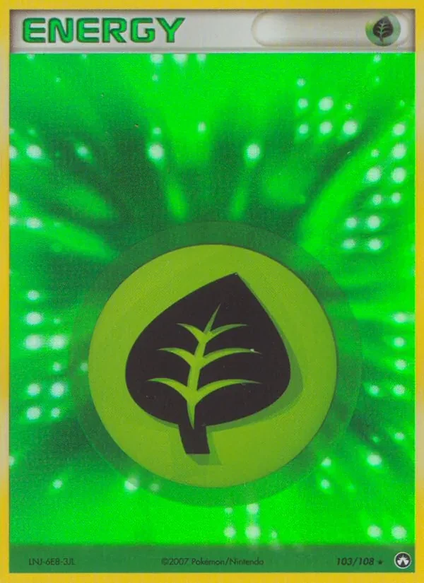 Grass Energy 103/108 Power Keepers Pokémon Karte