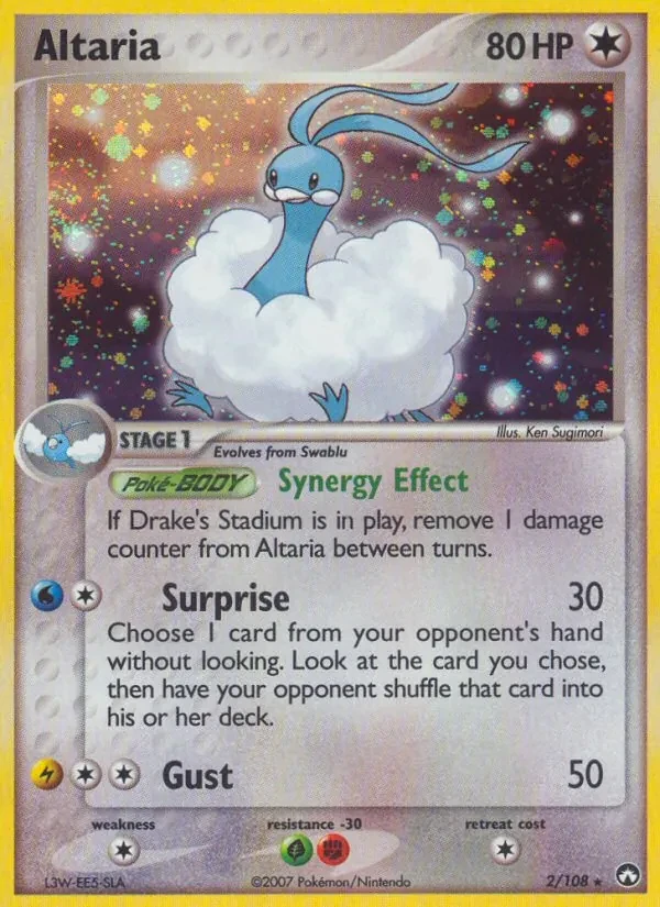 Altaria 2/108 Power Keepers Pokémon card