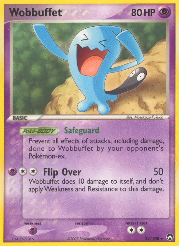 Wobbuffet 24/108 Power Keepers Pokémon card