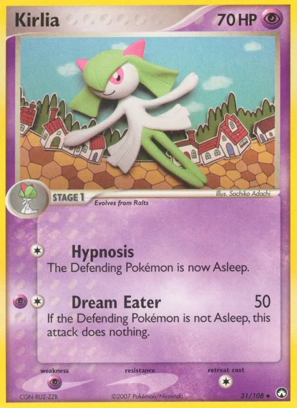 Kirlia 31/108 Power Keepers Pokémon Karte