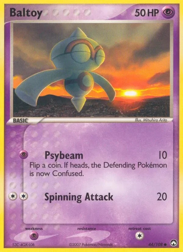 Baltoy 44/108 Power Keepers Pokémon card