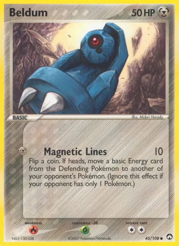 Beldum 45/108 Power Keepers Pokémon Karte