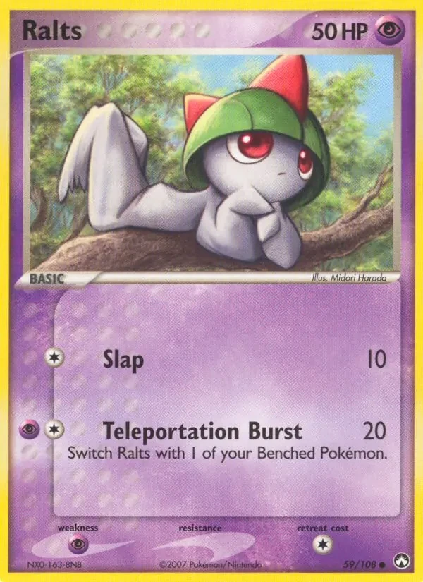 Ralts 59/108 Power Keepers Pokémon Karte