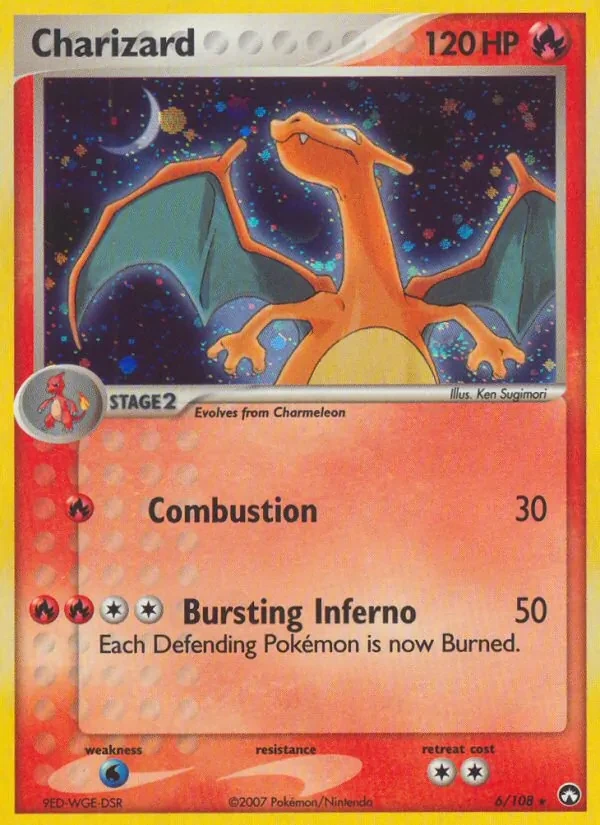Charizard 6/108 Power Keepers Pokémon card