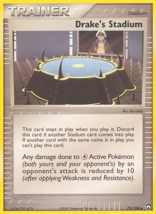 Drake's Stadium 72/108 Power Keepers Pokémon card