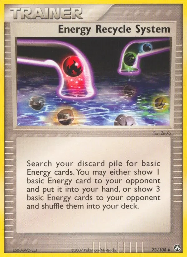 Energy Recycle System 73/108 Power Keepers Pokémon card