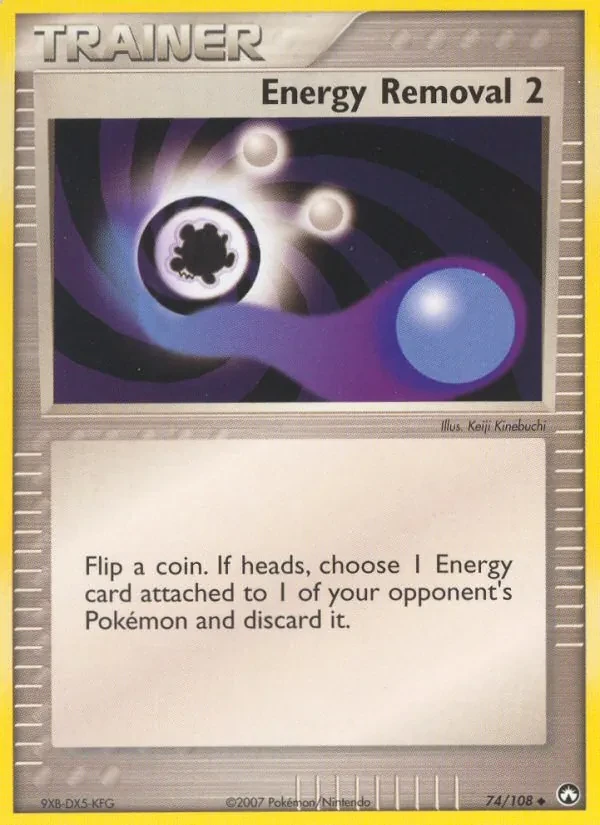 Energy Removal 2 74/108 Power Keepers Pokémon card