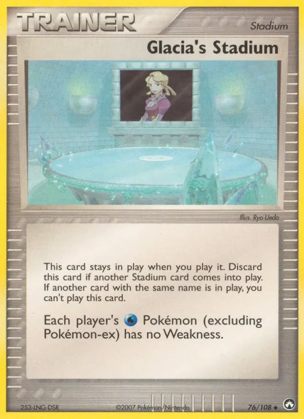 Glacia's Stadium 76/108 Power Keepers Pokémon card