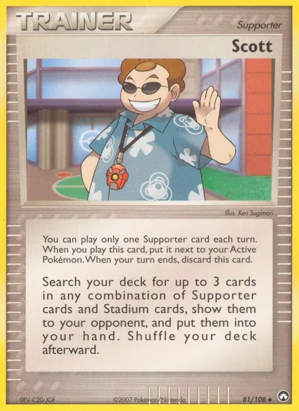 Scott 81/108 Power Keepers Pokémon card