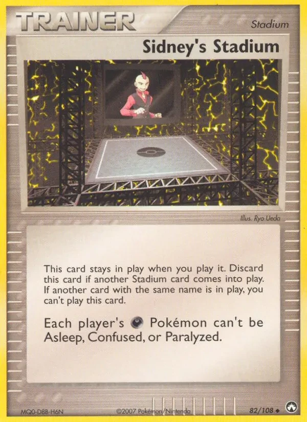 Sidney's Stadium 82/108 Power Keepers Pokémon card