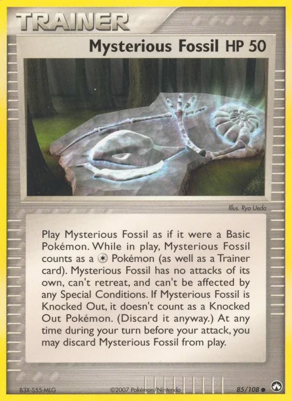 Mysterious Fossil 85/108 Power Keepers Pokémon Karte