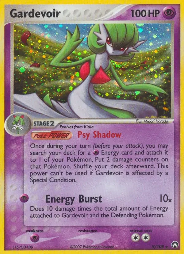 Gardevoir 9/108 Power Keepers Pokémon card