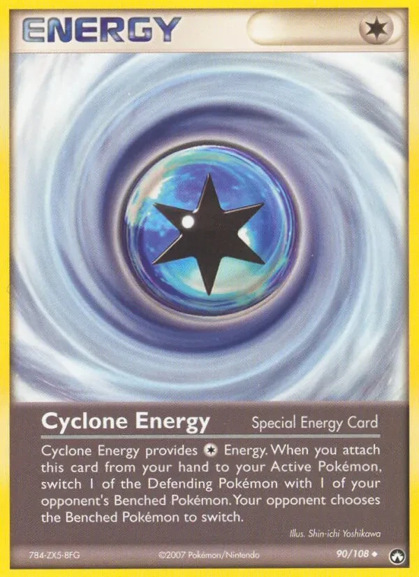 Cyclone Energy 90/108 Power Keepers Pokémon card