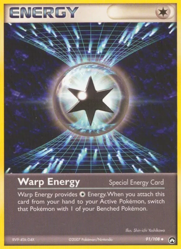 Warp Energy 91/108 Power Keepers Pokémon card