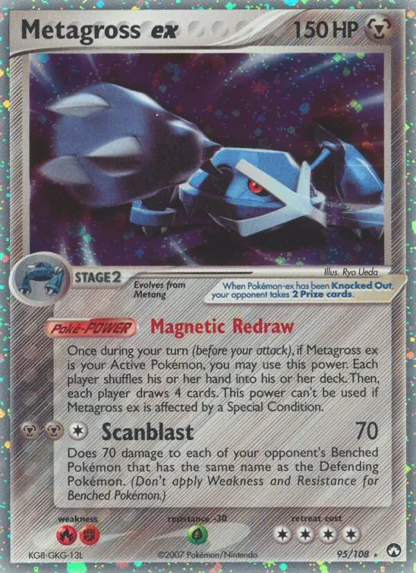 Metagross ex 95/108 Power Keepers Pokémon card