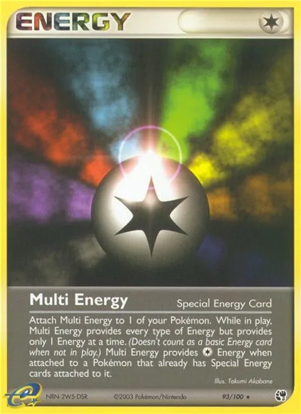 Multi Energy 93/100 Sandstorm Pokémon card