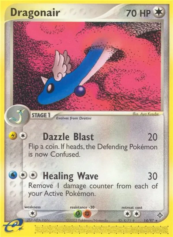 Dragonair 14/97 Dragon Pokémon card