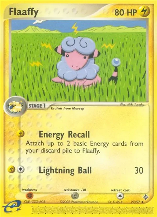 Carta Pokémon Flaaffy 27/97 Dragon