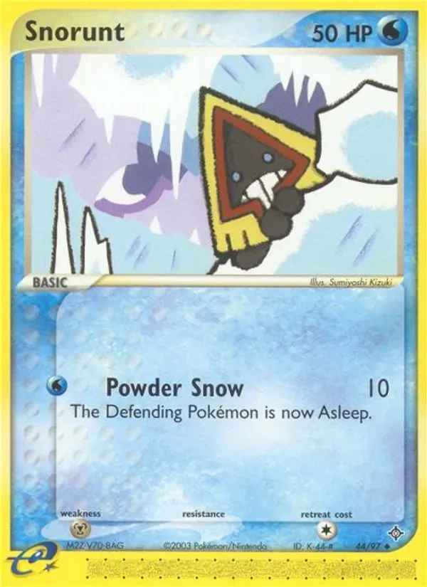 Snorunt 44/97 Dragon Pokémon card