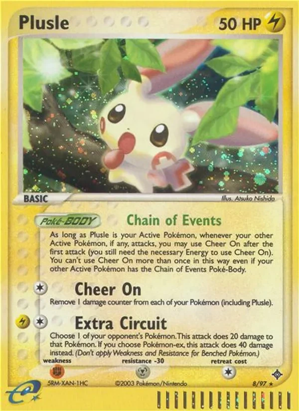 Plusle 8/97 Dragon Pokémon card
