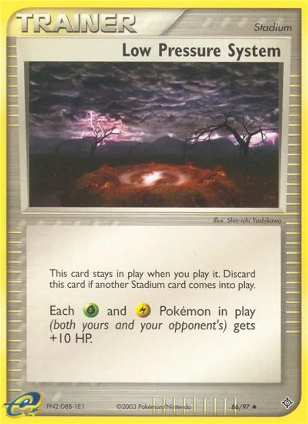 Low Pressure System 86/97 Dragon Pokémon Karte