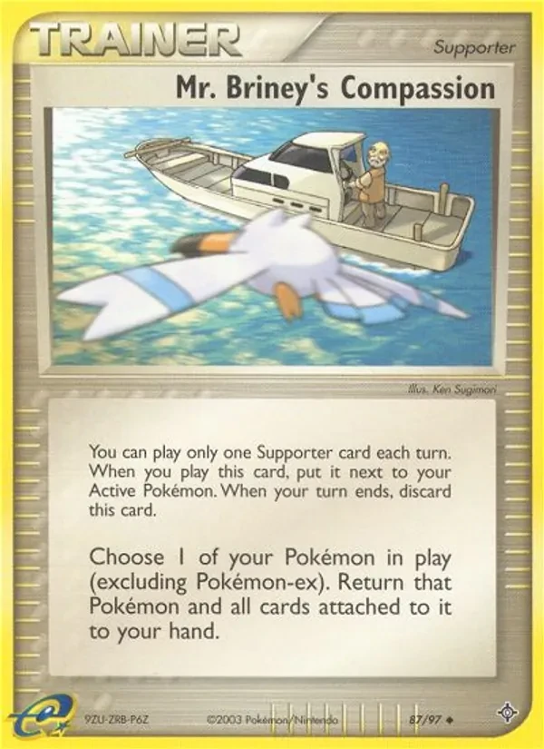 Mr. Briney's Compassion 87/97 Dragon Pokémon card