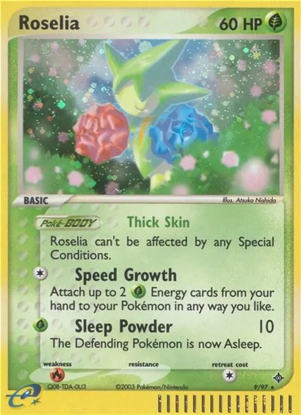 Roselia 9/97 Dragon Pokémon card