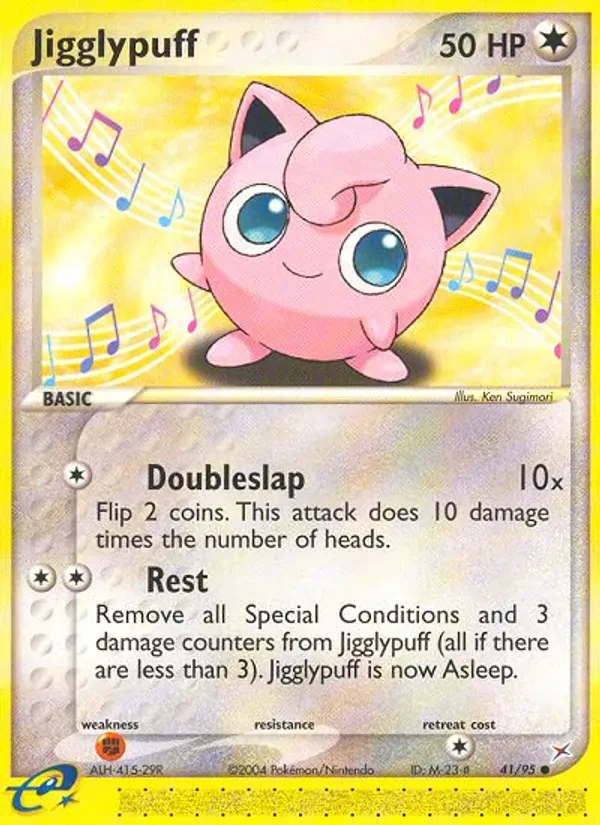 Jigglypuff 41/95 Team Magma vs Team Aqua Pokémon Karte