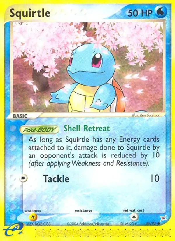 Squirtle 46/95 Team Magma vs Team Aqua Pokémon card
