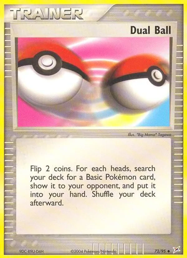 Dual Ball 72/95 Team Magma vs Team Aqua Pokémon card