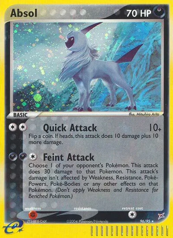 Absol 96/95 Team Magma vs Team Aqua Pokémon card