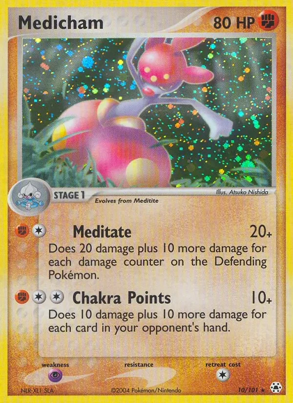 Medicham 10/101 Hidden Legends Pokémon card