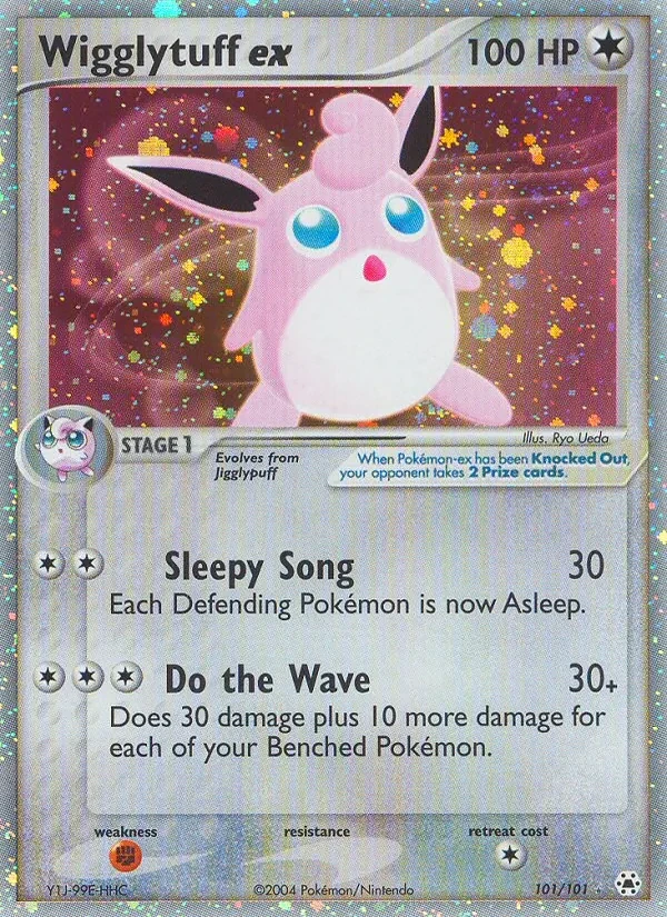 Wigglytuff ex 101/101 Hidden Legends Pokémon card