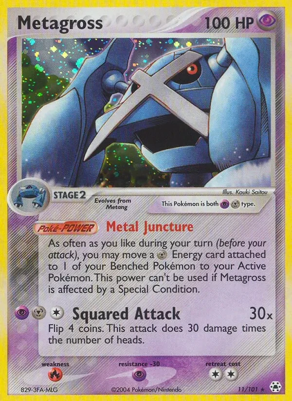 Metagross 11/101 Hidden Legends Pokémon Karte