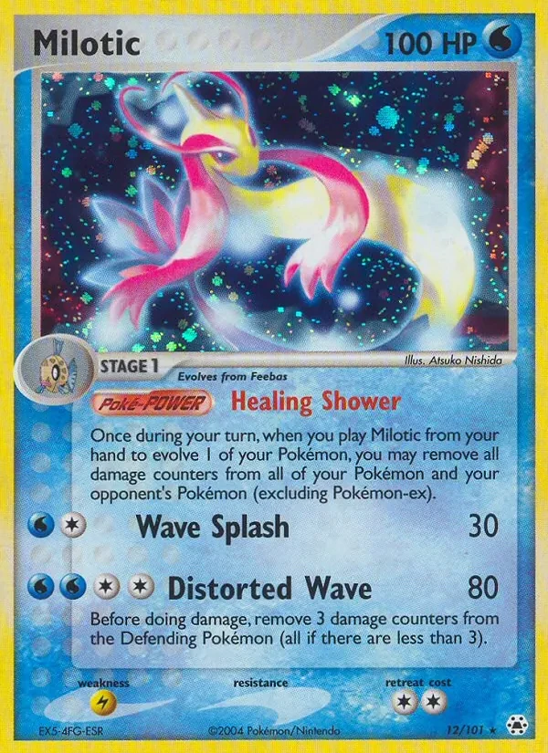 Milotic 12/101 Hidden Legends Pokémon card