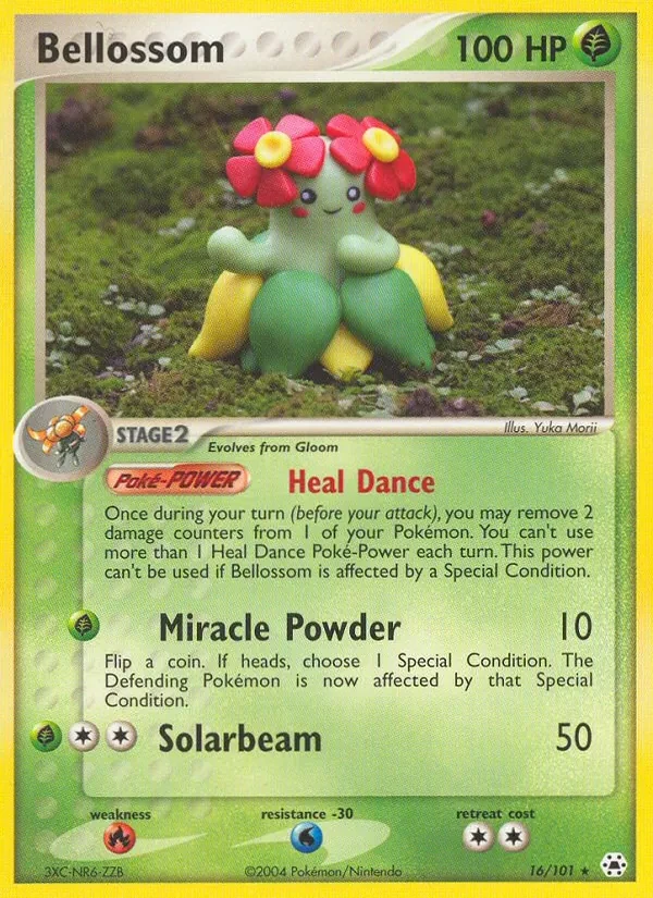 Bellossom 16/101 Hidden Legends Pokémon card