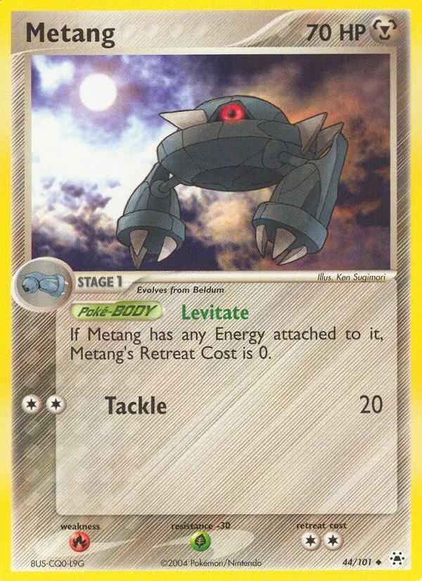 Metang 44/101 Hidden Legends Pokémon card