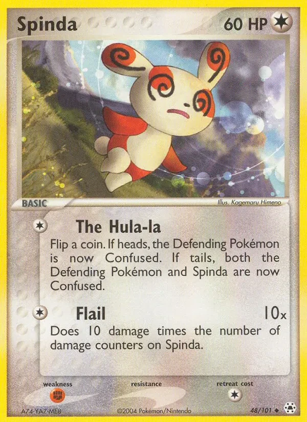 Spinda 48/101 Hidden Legends Pokémon Karte