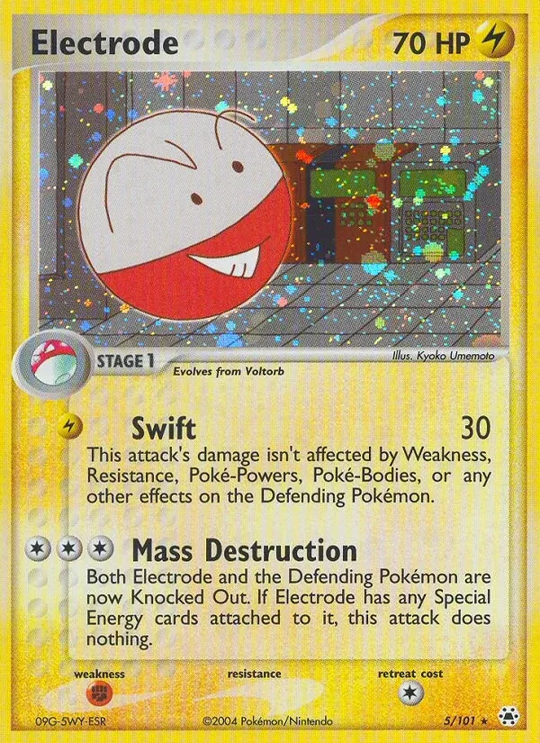 Electrode 5/101 Hidden Legends Pokémon card