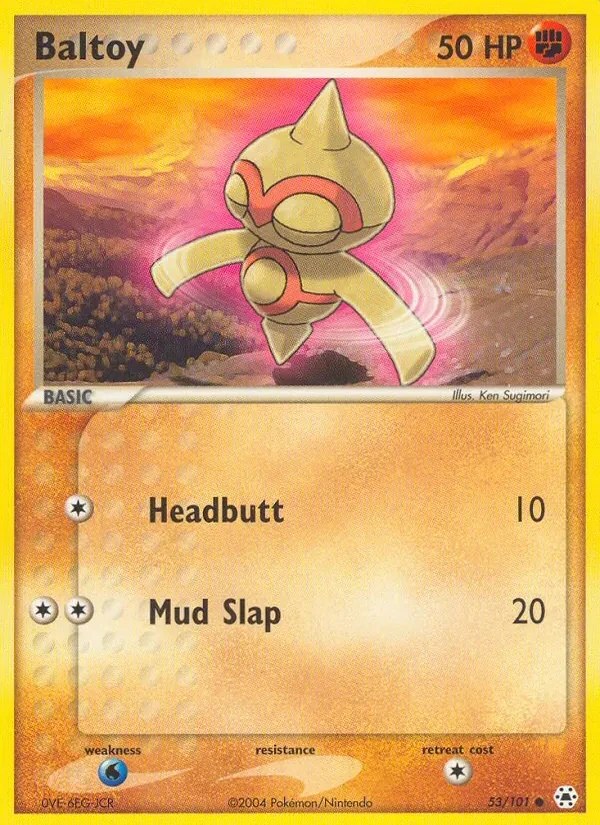 Baltoy 53/101 Hidden Legends Pokémon card