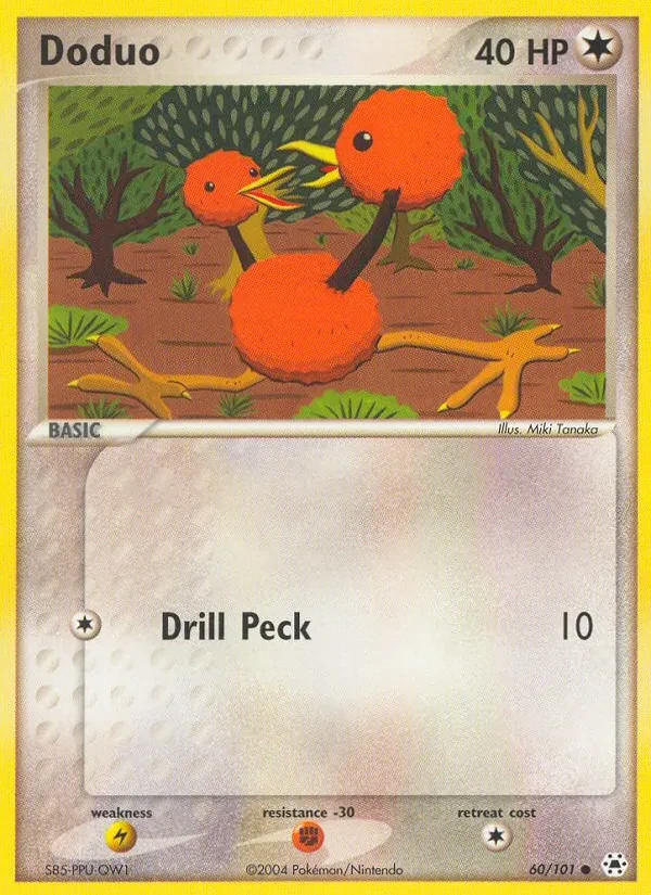 Doduo 60/101 Hidden Legends Pokémon card