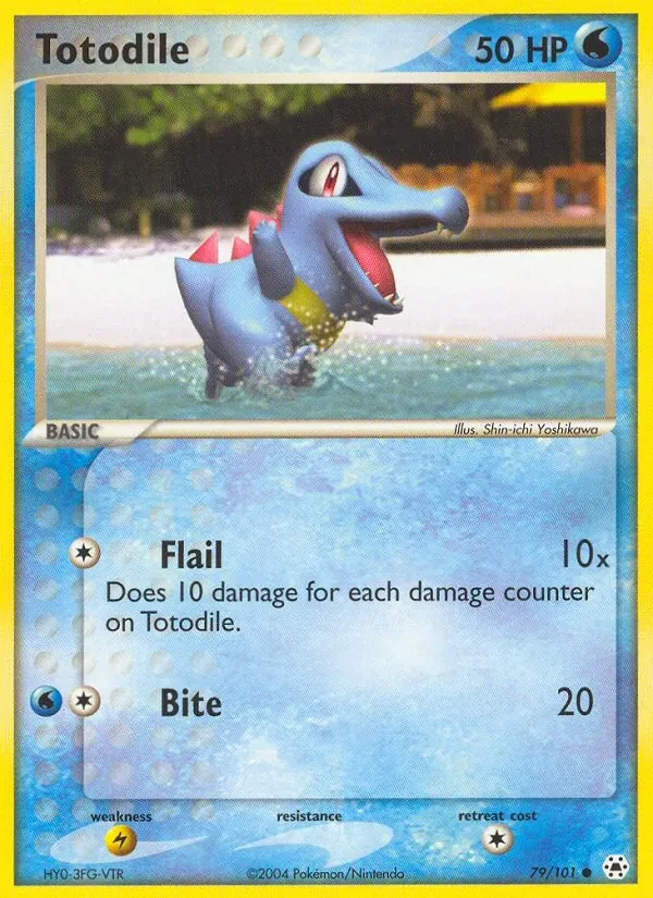 Totodile 79/101 Hidden Legends Pokémon card