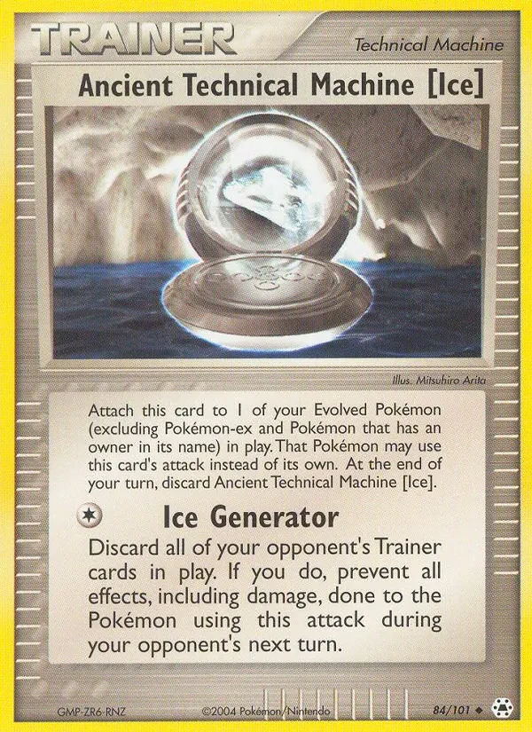 Ancient Technical Machine [Ice] 84/101 Hidden Legends Pokémon card